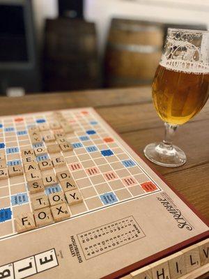 They have a nice selection of board games. Had fun playing Scrabble and sipping beers.