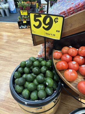 Avocados on sale