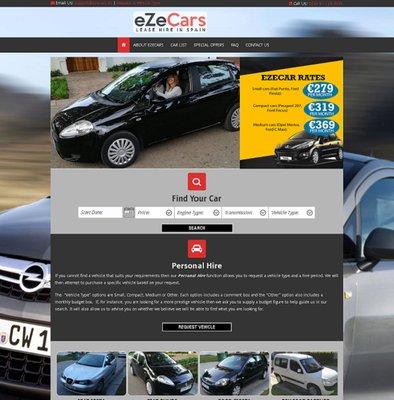 Car hire website