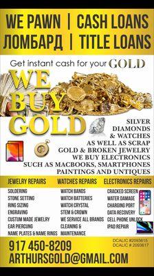 We Buy and Pawn 24/7 call us