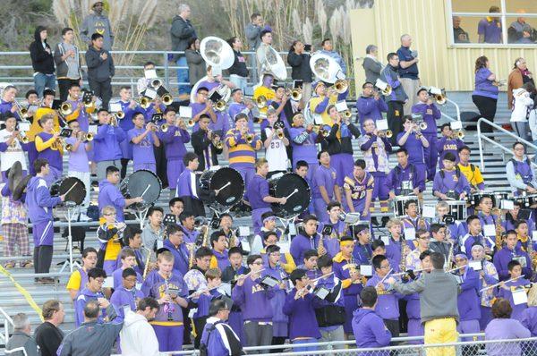 Band at football game