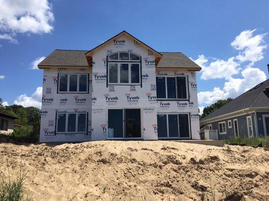 New Construction on Lake Michigan