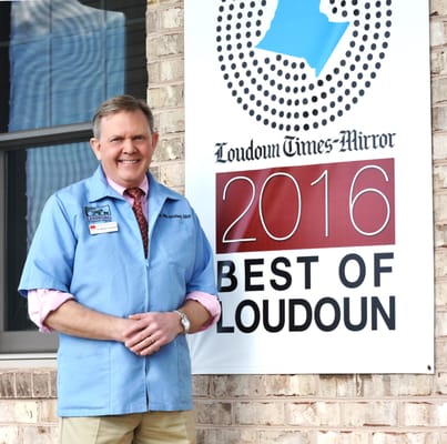 Thank you Loudoun County, for voting Leesburg Veterinary Hospital's Dr. Mike Strickland "Best Veterinarian" for the 7th straight year!