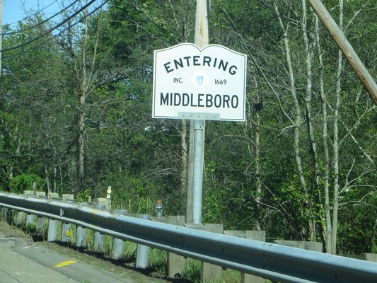 Entering Middleboro from Lakeville.