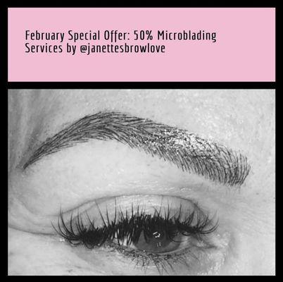 February brow Love,half off!