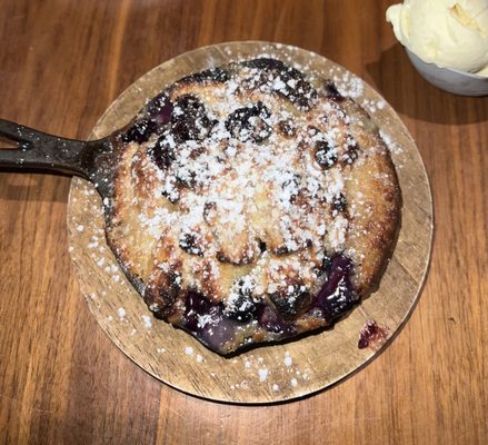 Blueberry bread pudding very good!