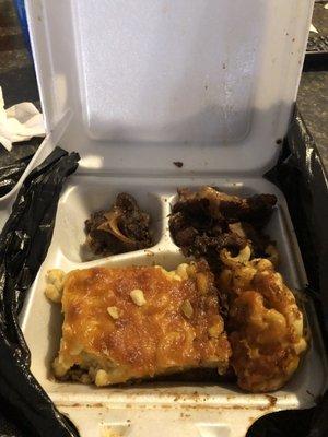 Ox tail and Mac and cheese