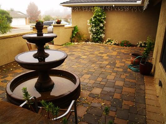 Pavers Driveway, Walkway & Patio with Gold, Santa Maria