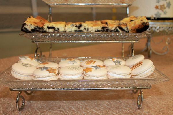 Macarons and Oreo Cheesecake Bars