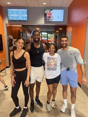 Family workouts at OTF are the best