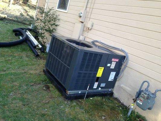 Heat pump Package Replacement.