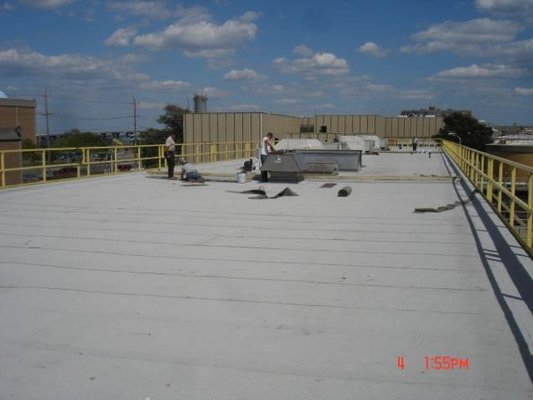 DEP Far Rockaway new roof.