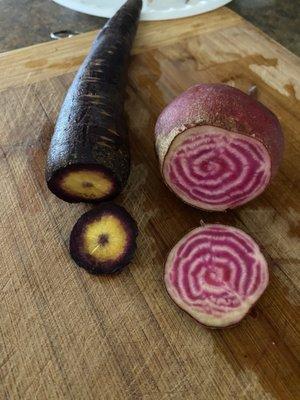 Heirloom veggies