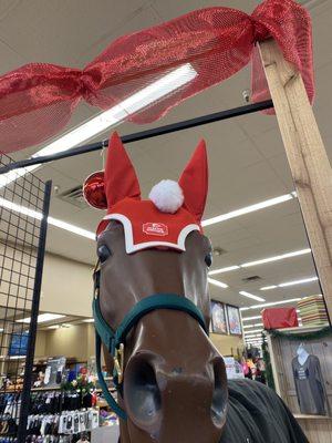 horse santa hat