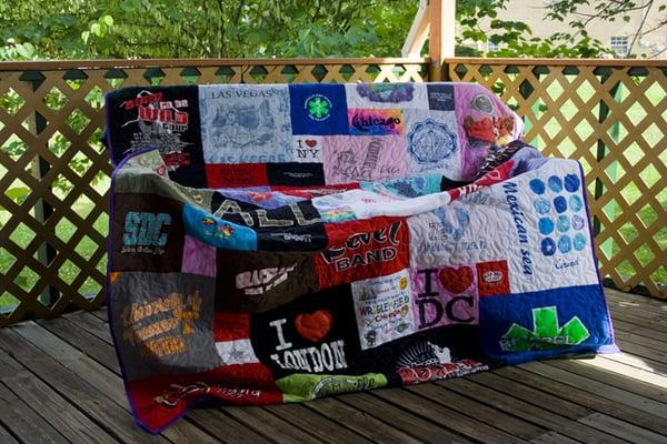 High School T-shirt Quilt