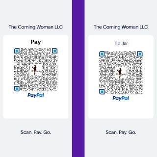 Pay using your debit, credit, or PayPal balance using the QR code.