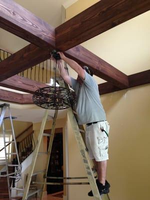 Ceiling fan installations