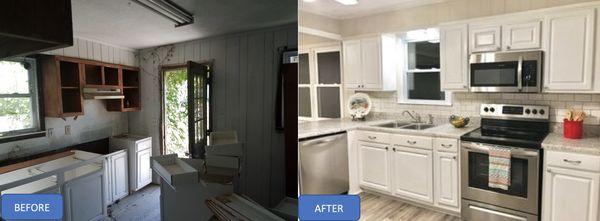 Here is a Before-and-After of a transaction we were involved in.