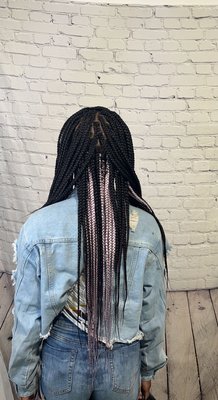 Medium Box Braids