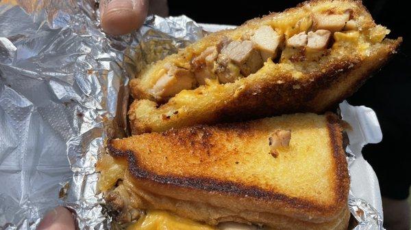 Grilled chicken sandwich on Texas toast