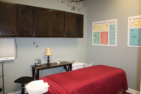 Massage therapy, and Class IV laser room