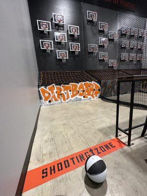 Wall of hoops