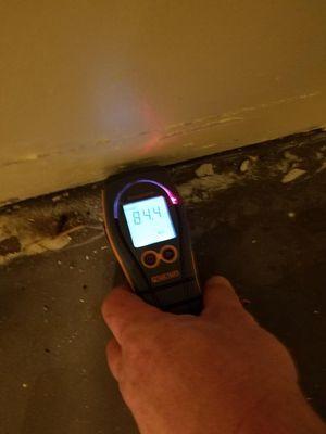 We have moisture meters used to monitor sheet rock drying after water damage/ flooding