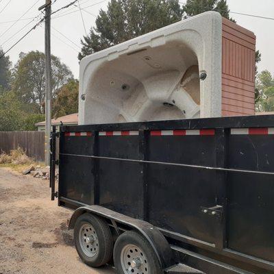 Henrico Junk Removal Hot Tub Removal