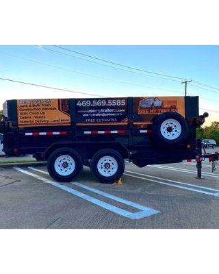 Have a trailer you want to advertise your business on? Call us for YOUR FAST AND FREE quote today!