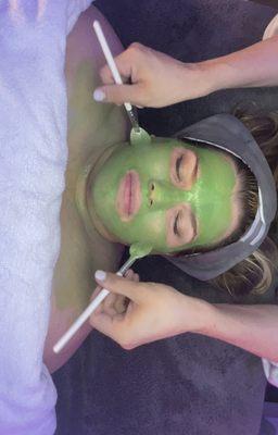 Exfoliating enzyme mask!