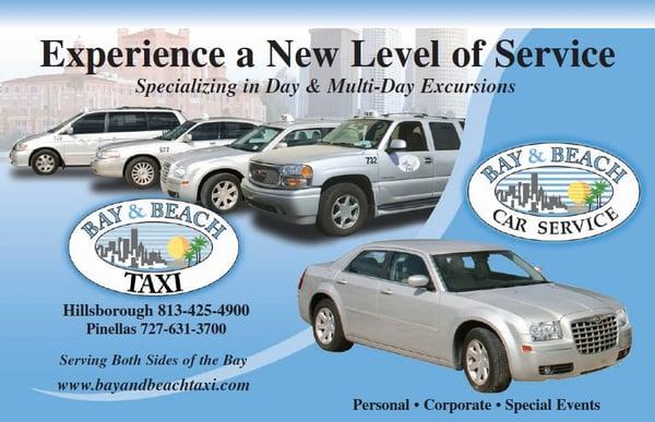 Luxury services at taxicab rates!