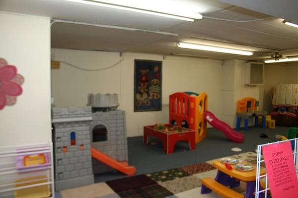 The huge play area for you children