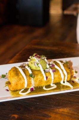 Beef Birria Chimichanga