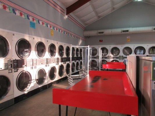 Tons of dryers.