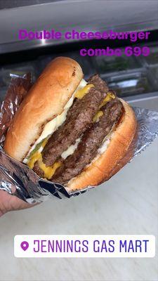 Double cheeseburger