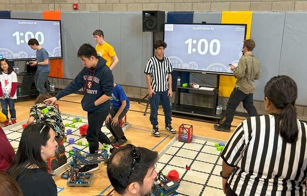 VEX IQ Robotics Competition @ Magnolia Science Academy. 55 wonderful Orange County teams competed today :)