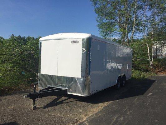 2017 8.5x20 Cargo Express Pro 10k gvwr d rings in floor ramp door Car hauler