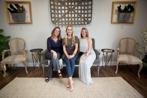 Left to right: Melanie (front desk), Dr. Zebro, Krista (dental assistant)