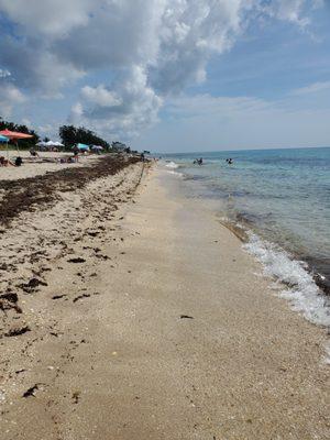 The beach near Briny Breezes