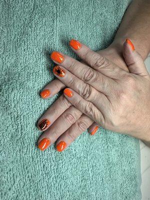 Halloween is coming up here at Tal Nails Spa..Loved this..