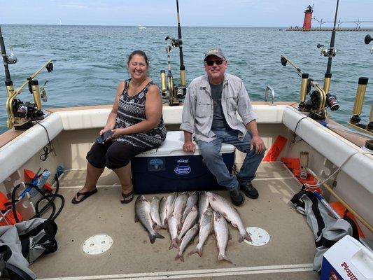 Fishing out of South Haven, MI!