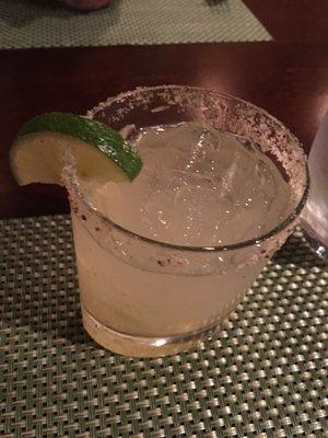 Tequila cocktail with jalapeño! Slightly spicy!! Gotta love that bite!