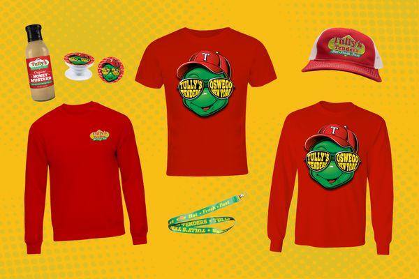 Web Assets for Tully's Good Times Merch. page.