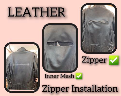 We CLEAN AND ALTER LEATHER!!