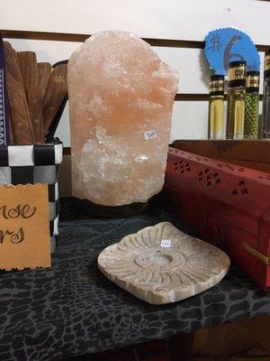 Himalayan salt lamp