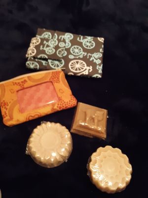 Homemade soaps, handmade wallet, handmade small purse