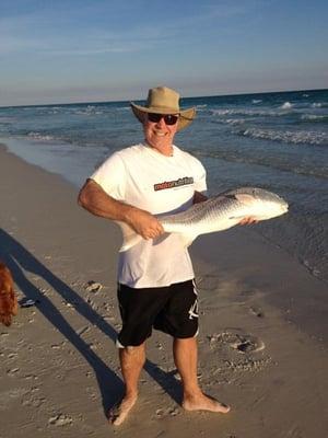 Try fishing our local gulf shores...!