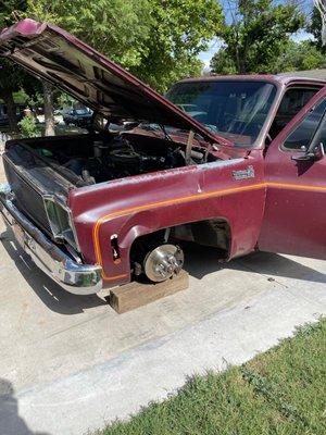 Rear shocks in truck have blown due to them being too small