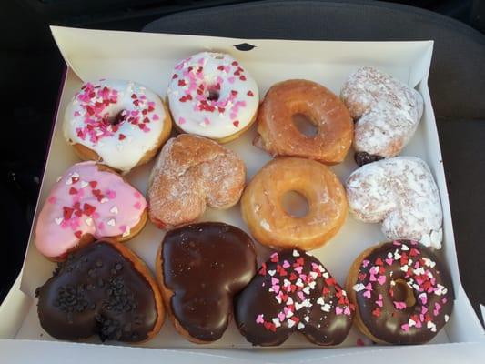 Valentine donuts, booyah.