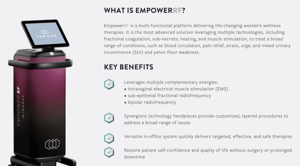 EmpowerMF Women's Health Benefits.